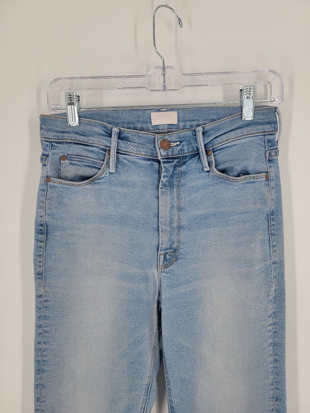 Mother The Dazzler Ankle Light Wash Women's Slim Jeans Size 28 - Picture 2 of 8